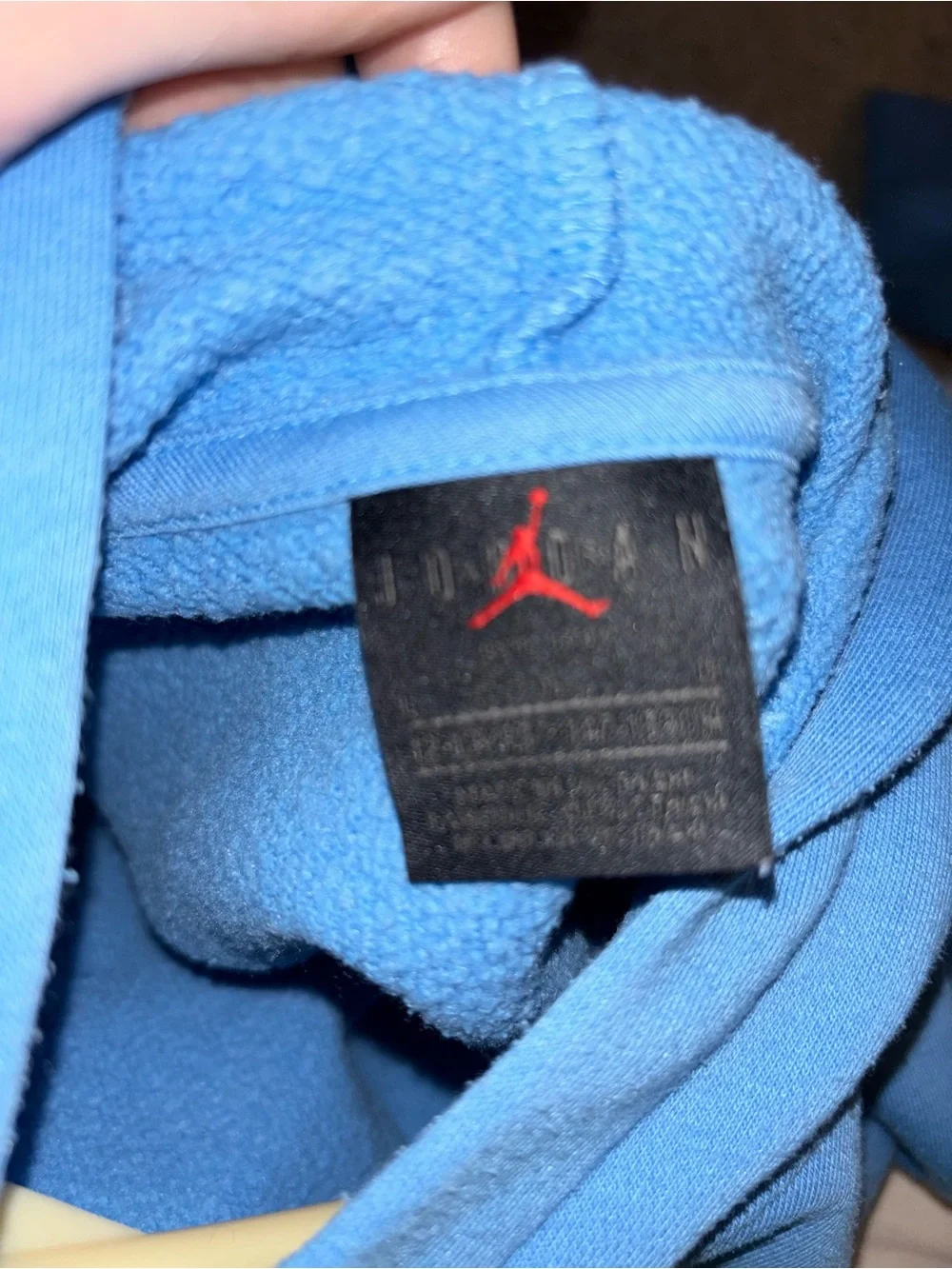 JORDAN #23 Sky Blue Brand of Flight Sweatshirt - Youth Large - MSRP 75$